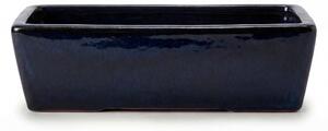 Keramický truhlík GIONO - Safírová XL (60 x 20 x 17 cm)