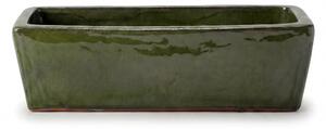 Keramický truhlík GIONO - Jemná zelená XL (60 x 20 x 17 cm)