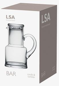 Karafa a sklenice Bar, 730 ml / 190 ml, čirá - LSA International