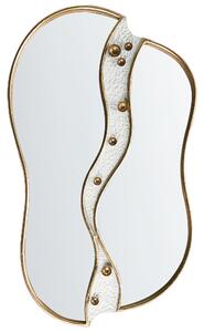 Zrcadlo TAWLEY 45 cm 76 cm Kov Zlatá