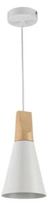 Maytoni P359-PL-140-W-Lustr na lanku BICONES 1xE27/60W/230V pr. 14cm bílá/béžová