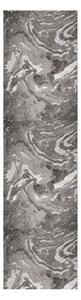 Šedý běhoun Flair Rugs Marbled, 60 x 230 cm