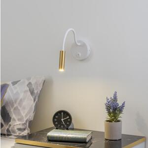 Brilagi - LED Flexibilní nástěnná lampa MAYA LED/3W/230V 4000K bílá/zlatá