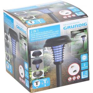 Grundig 12217 - LED Solární lampa a lapač hmyzu LED/1xAA P3977