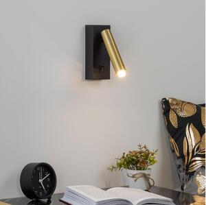 Brilagi - LED Nástěnné bodové svítidlo MAYA 1xG9/7W/230V černá/zlatá