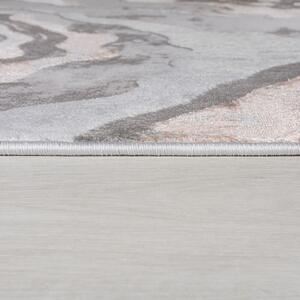 Šedo-béžový běhoun Flair Rugs Marbled, 60 x 230 cm