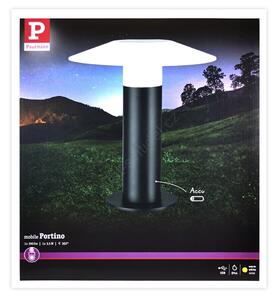 Paulmann 94206 - LED/3,5W IP44 Venkovní přenosná lampa PORTINA 5V W1511