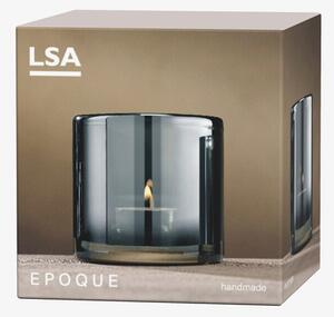 Svícen na čajovou svíčku Epoque, v. 8,5 cm, lesklý safír - LSA international