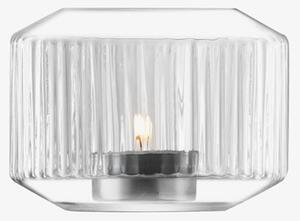 Svícen na čajovou svíčku/váza Rotunda, v. 7 cm, čirá - LSA international