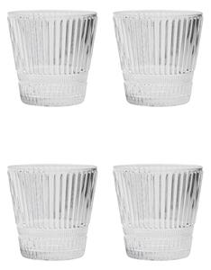 Sklenice Slots Clear – set 4 ks