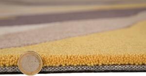 Žlutý koberec Flair Rugs Splinter, 120 x 170 cm