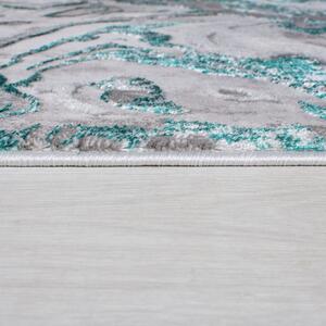 Šedo-modrý koberec Flair Rugs Marbled, 160 x 230 cm