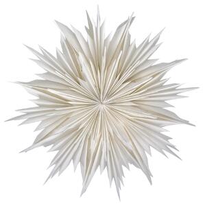 Dekorativní papírová hvězda Dust Off White 40 cm