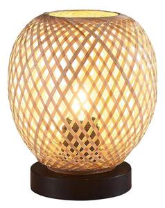 Stolní lampa ZANZIBAR 1xE27/20W/230V pr. 18 cm bambus