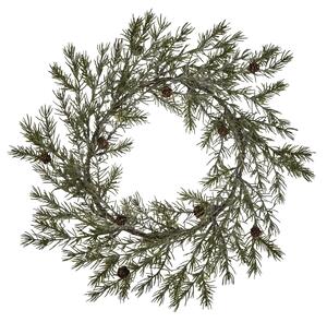 Věnec z umělého jehličí Frost Green Ø 45 cm