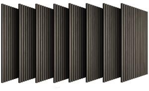 Tectake Akustické panely Sonic Wall IV v dřevěném vzhledu - šedý dub