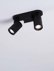 Minimalistické bodové svítidlo Esto 2 Černá
