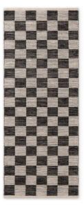 Černý/krémový oboustranný/ručně tkaný běhoun s příměsí juty 80x200 cm Rex – Hanse Home