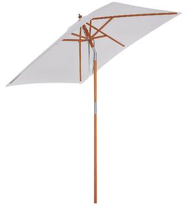 Slunečník Outsunny 200 x 150 x 235 cm - Nastavitelný zahradní slunečník s naklápěcími možnostmi, voděodolný a UV-odolný pro pláž, balkon, terasu a zah