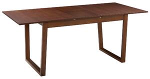 Rozkládací jídelní stůl CAMDEN Tmavý jasan 160/200 cm 95 cm