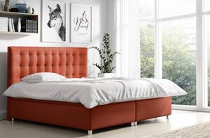 Čalouněná postel Diana červená 120 + toper zdarma