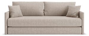 Světle hnědá žinylková rozkládací pohovka 209 cm Shannon – Cosmopolitan Design