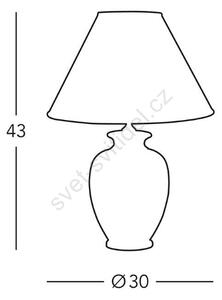 Kolarz 0014.73 - Stolní lampa GIARDINO 1xE27/100W/230V KL0069