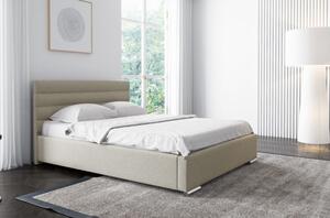 Elegantní čalouněná postel Leis 200x200, béžová