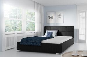Jednoduchá postel Marion 200x200, černá