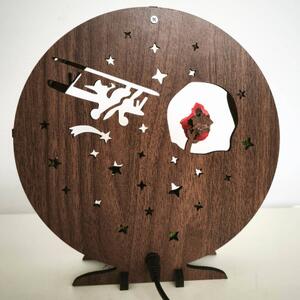 Stmívatelná LED stolní lampa s motivem Malého prince | Sentop LED0575-WENGE