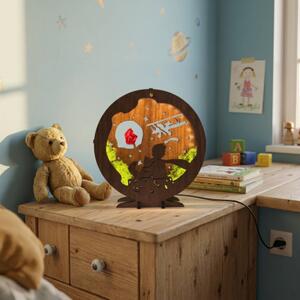 Stmívatelná LED stolní lampa s motivem Malého prince | Sentop LED0575-WENGE