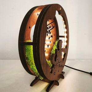 Stmívatelná LED stolní lampa s motivem Malého prince | Sentop LED0575-WENGE