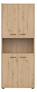 SPACE OFFICE regál REG4D/200, dub artisan