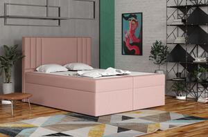 Americká postel 180x200 CARA - růžová 1