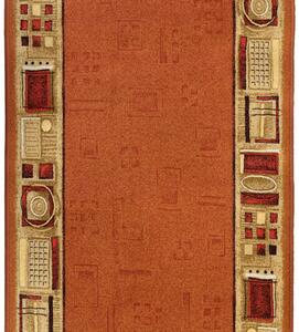 Associated Weavers, Protiskluzový běhoun na míru Jena 84, šíře 67 cm, oranžová, chodba / předsíň