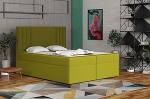 Americká postel 180x200 CARA - zelená