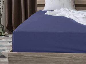 Jersey prostěradlo HIGHFIT tmavě modré 90 x 200 cm