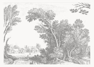 Tapeta Engraved Landscapes V