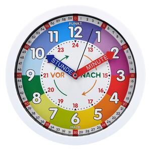 Lupilu® Dětské nástěnné hodiny s hodinovým strojkem Quartz (bílá) (100391332002)