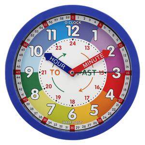 Lupilu® Dětské nástěnné hodiny s hodinovým strojkem Quartz (modrá) (100391332003)