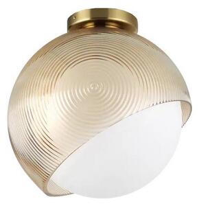 Ideal Lux - Stropní svítidlo BLOOM 1xE27/42W/230V pr. 30 cm zlatá/kouřová béžová