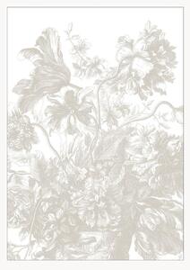 Tapeta Frans Uyterlinde - Engraved Flowers