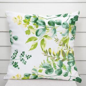 Biante Bavlněný povlak na polštář Sandra SA-244 Zelený eukalyptus na bílém 50 x 60 cm
