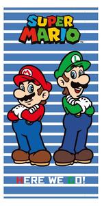 Dětská osuška Super Mario a Luigi, 70 x 140 cm