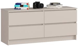 Ak furniture Komoda CLP 4SZ 120 cm kašmír