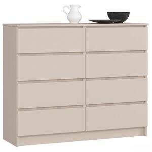 Ak furniture Komoda CLP 8SZ 120 cm kašmír