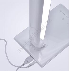 BRILAGI - LED Stmívatelná stolní lampa USB konektor LED/12W/230V bílá 3000-6000K BG0239