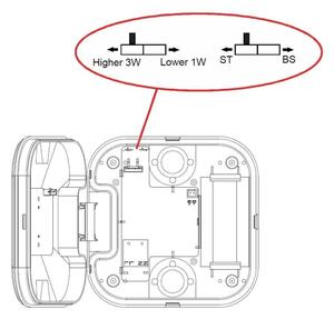 LED Nouzové svítidlo GATRION LED/3/1W/3,2V 6000K 3000 mAh IP54 bílá