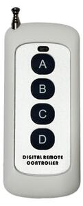 LED Křišťálové stropní svítidlo NAURU LED/30W/230V pr. 40 cm chrom/černá + DO