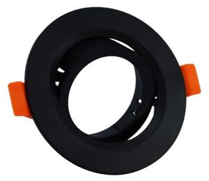 Rámeček pro podhledové svítidlo GU10 pr. 9 cm černá